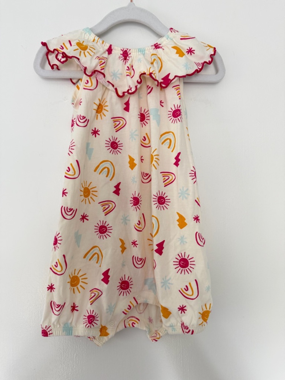 Harper Canyon Baby Girl Rainbow Sun Print Romper 12M